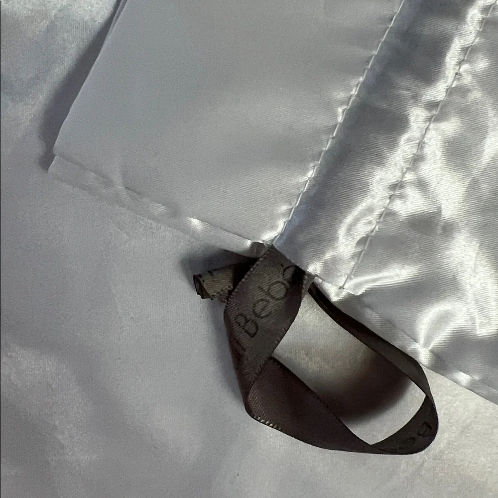 🤍 Dust Bag for Luli Bebe Diaper Bag — Oversized — Square — Silky Satin White